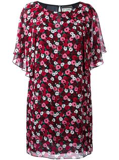 draped sleeve shift dress Saint Laurent