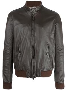 leather zip jacket Jacob Cohen