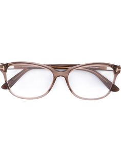 очки в квадратной оправе Tom Ford Eyewear