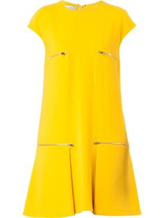 платье из крепа с молниями Stella McCartney
