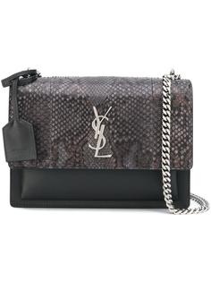 сумка через плечо с эффектом змеиной кожи Saint Laurent