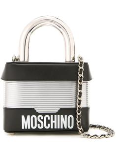 сумка-замок на плечо  Moschino