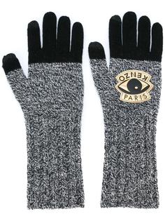 трикотажные перчатки 'Eye' Kenzo