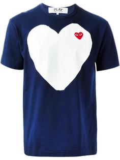 футболка с вышитым логотипом  Comme Des Garçons Play