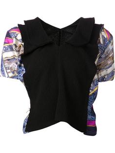 свитер с контрастными рукавами Comme Des Garçons
