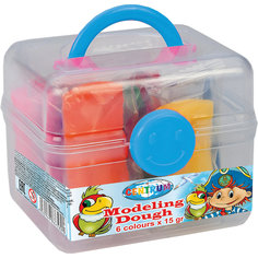 Тесто для лепки "Пираты" 6 цветов * 15 г Centrum