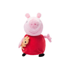 Мягкая игрушка "Пеппа с игрушкой", 40 см, Peppa Pig Росмэн