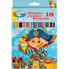 Цветные карандаши "Пираты", 18 цветов Centrum