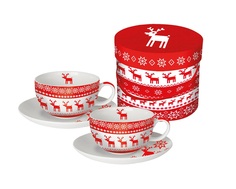 Набор чашек для капучино "Magic christmas" Alessi