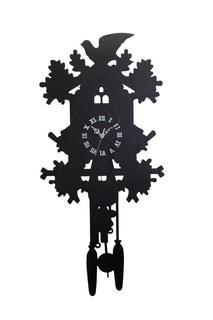 Настенные часы с маятником "Domestic Puzzle Black II" DG
