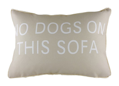 Подушка "No Dogs on This Sofa" DG