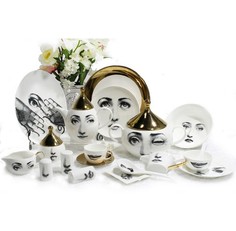 Столовый сервиз "Пьеро Форназетти Golden Faces" DG