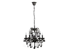Люстра "19th C.Rococo Iron &amp; Smoke Crystal Round" DG
