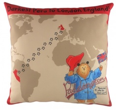 Подушка с принтом "Paddington Journey" DG
