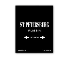 Постер "St.Petersburg" DG