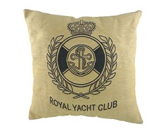 Подушка с гербом Королевского "Royal Yacht Club" DG