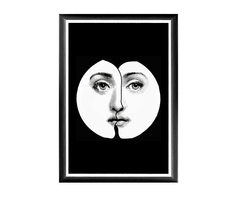 Арт-постер "Лина", версия "Инь-Янь" Object Desire