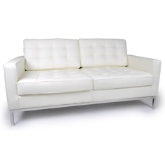 Диван двухместный "Knoll" Белый Icónico