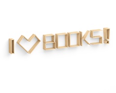 Полка-конструктор "LATITUDE Flex Shelf I Love Books"
