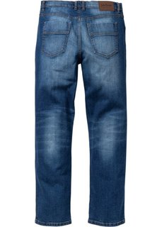 Классические прямые джинсы-стретч, cредний рост N (темно-синий) Bonprix