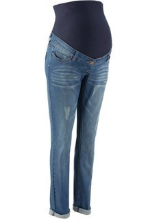 Для будущих мам: джинсы Boyfriend (темно-синий «потертый») Bonprix