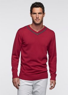 Пуловер (лазурный) Bonprix