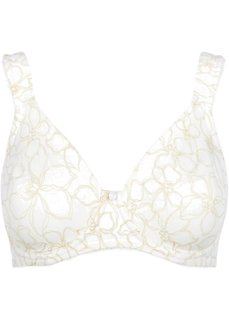 Бюстгальтер-минимайзер под футболку, чашка C (цвет белой шерсти/каменно-серы) Bonprix