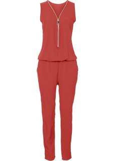 Комбинезон на молнии (черный) Bonprix