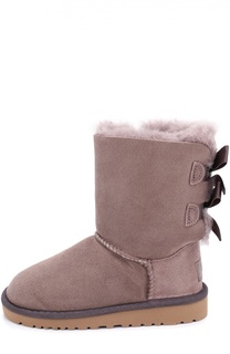 Замшевые полуспоги с бантами UGG Australia
