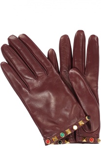Кожаные перчатки Rockstud Rolling Valentino