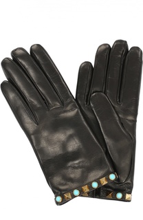 Кожаные перчатки Rockstud Rolling Valentino