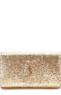Клатч Monogram с глиттером Saint Laurent