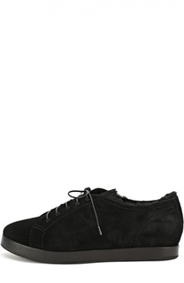 Замшевые туфли на шнуровке Giorgio Armani