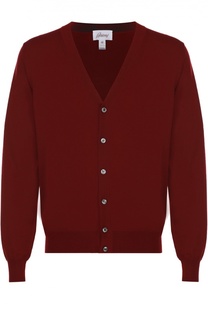 Шерстяной кардиган с V-образным вырезом Brioni