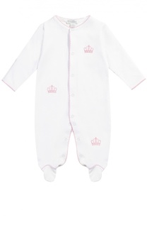 Пижама из хлопка с вышивкой Kissy Kissy