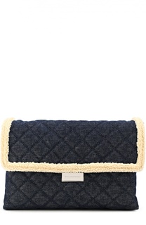 Сумка Beckett из денима с отделкой из эко-меха Stella McCartney