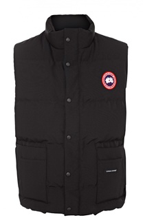 Пуховый жилет с воротником-стойкой Canada Goose