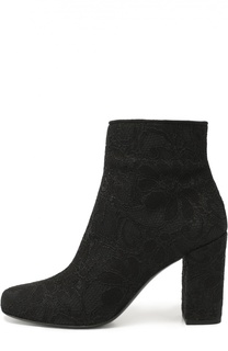 Ботильоны Babies с кружевной вышивкой Saint Laurent