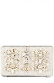 Клатч Dolce Box с отделкой стразами Dolce &amp; Gabbana