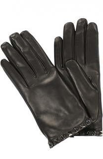 Кожаные перчатки Rockstud Rolling Noir Valentino