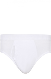 Хлопковые брифы с широкой резинкой Ermenegildo Zegna