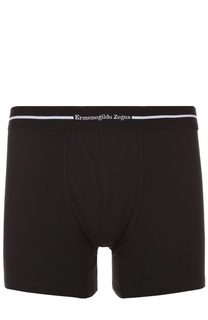 Комплект из двух хлопковых боксеров с широкой резинкой Ermenegildo Zegna