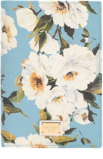 Кожаная обложка для документов с принтом Dolce &amp; Gabbana