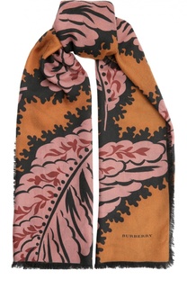 Кашемировый шарф с принтом Burberry Prorsum