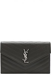 Сумка Monogram Envelope из стеганой кожи Saint Laurent