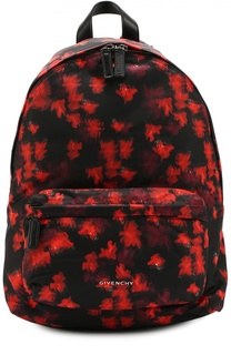 Рюкзак с принтом и отделкой из кожи Givenchy