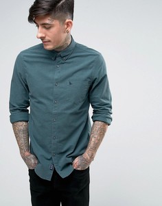 Оксфордская рубашка классического кроя на пуговицах Jack Wills Wadsworth - Зеленый