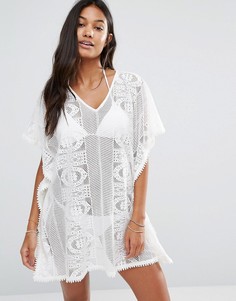 Кружевная туника Seafolly - Кремовый