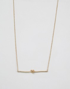 Ожерелье Selected Femme Sima - Золотой