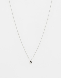 Тонкое ожерелье Weekday - Серебряный
